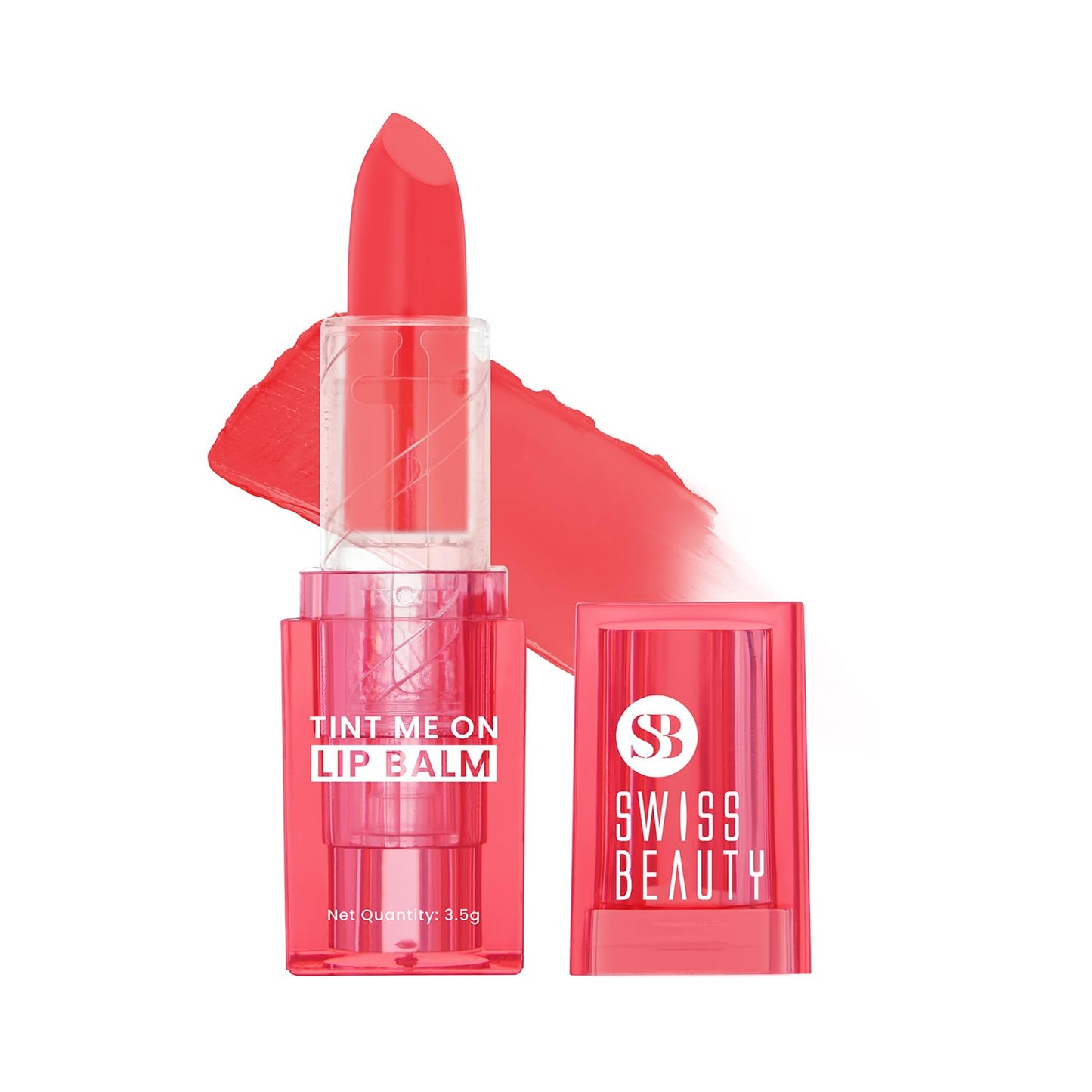 Swiss Beauty Tint Me On Lip Balm | Shade - 03Cupcake Pink, 3.5gm