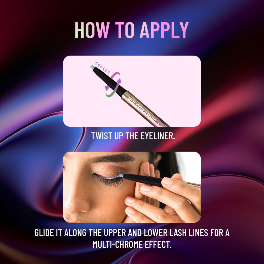 Swiss Beauty Holographic Eyeliner - 1 Milky Way (0.2 g)