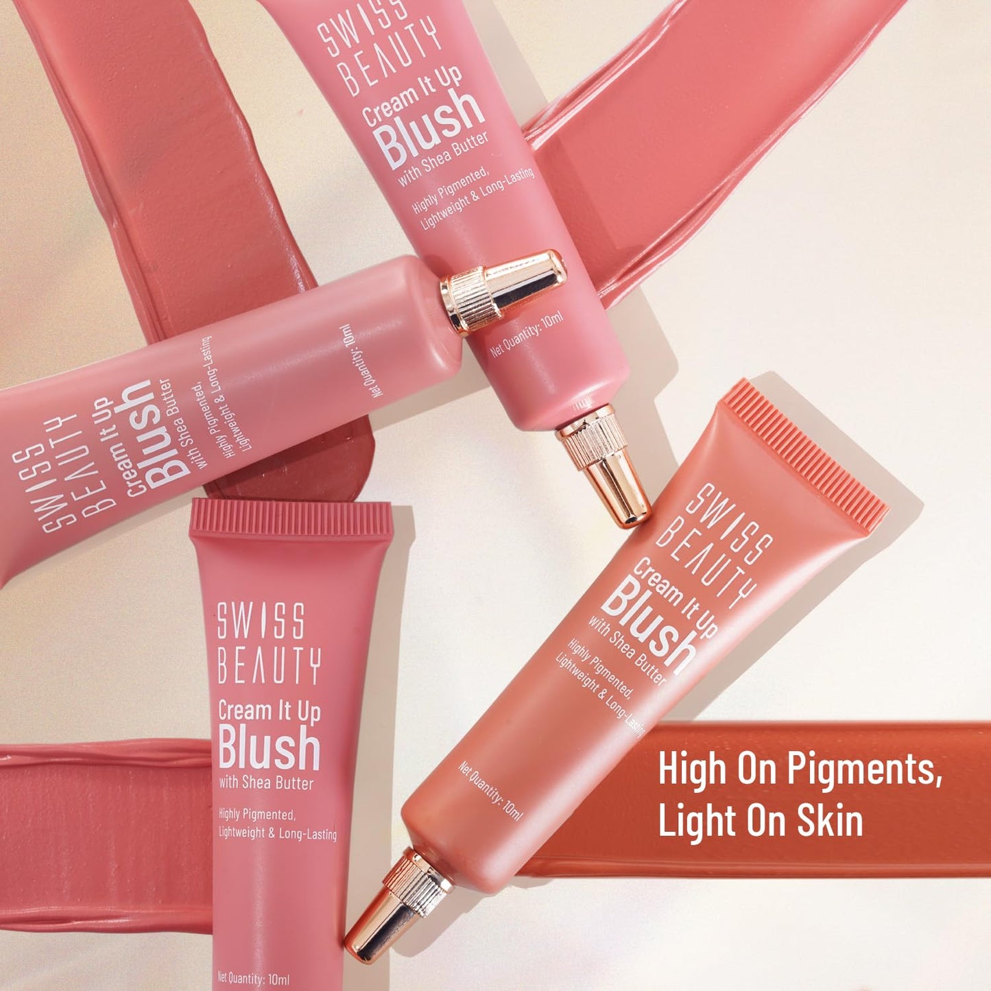 Swiss Beauty Cream It Up Blusher | 04 Copper Cheeks, 10ml