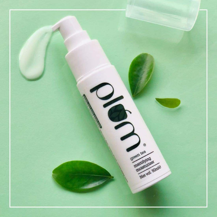 Plum Green Tea Mattifying Moisturizer | Oily, Acne-Prone Skin | SLS-Free, 100% Vegan | 50ml