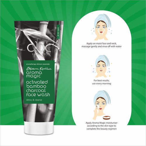 Aroma Magic Activated Bamboo Charcoal Face Wash
(100ml)