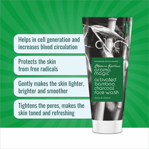 Aroma Magic Activated Bamboo Charcoal Face Wash
(100ml)