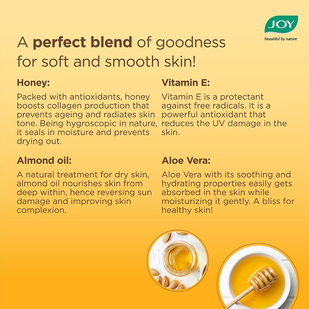 Joy Honey & Almonds Advanced Nourishing Body Lotion
(500ml)