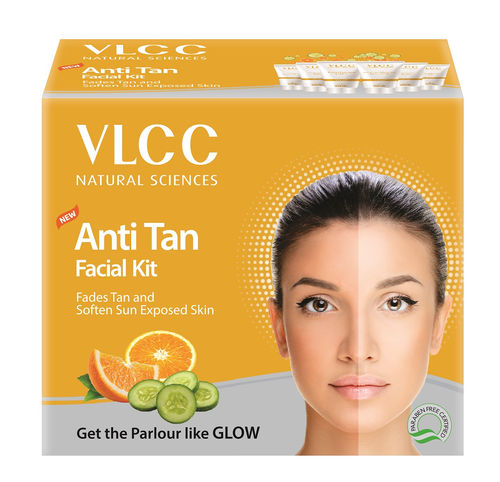 VLCC Anti Tan Facial Kit Fades Tan and Soften Sun Exposed Skin
(60gm)