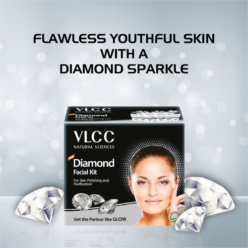 VLCC Diamond Facial Kit for Skin Polishing and Purification
(60gm)