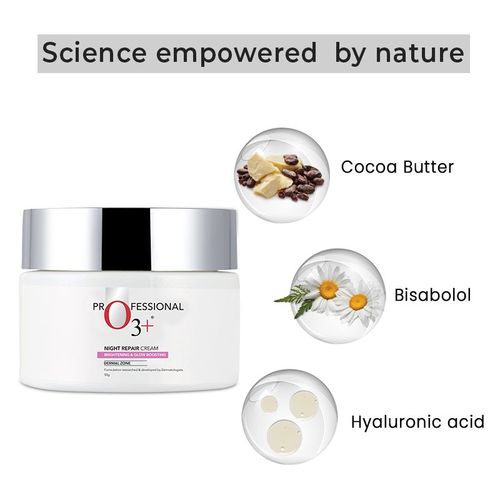 O3+ Night Repair Cream Brightening & Glow Boosting
(50gm)