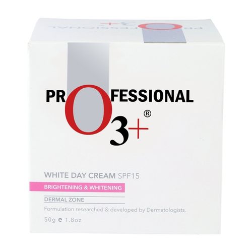 O3+ Dermal Brightening & Whitening Zone White Day Cream SPF 15
(50gm)