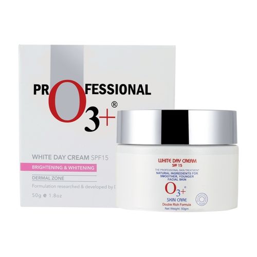 O3+ Dermal Brightening & Whitening Zone White Day Cream SPF 15
(50gm)