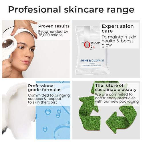 O3+ Shine & Glow Facial Kit For Instant Glow
(32gm+6ml)