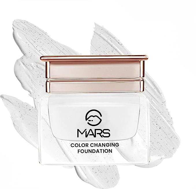 MARS Color Changing Water proof Satin Finish Liquid Foundation (White, 20g)