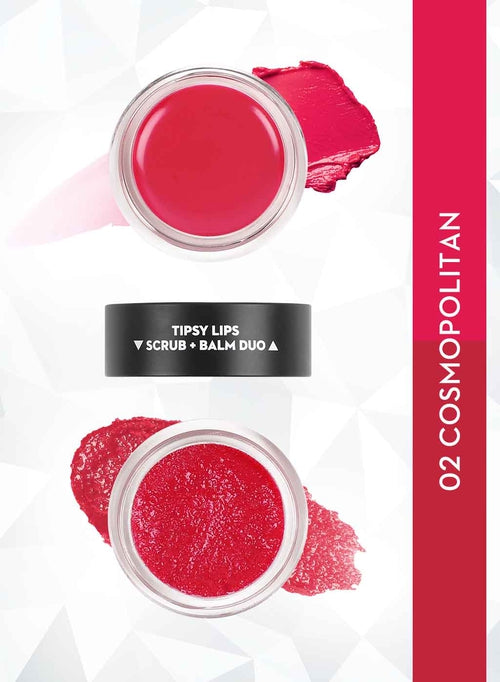 SUGAR Tipsy Lips Scrub + Balm Duo - 02 Cosmopolitan