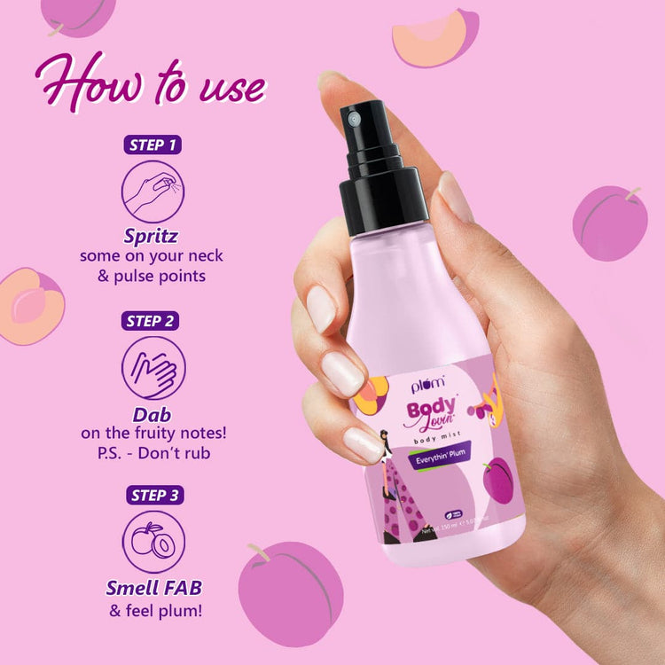 Plum BodyLovin' Everythin' Plum Body Mist | 100% Vegan | 150ml