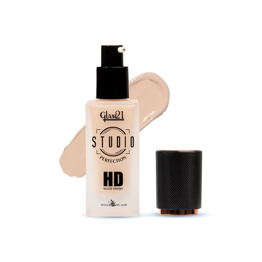 Glam21 Studio Perfection HD Matte Foundation | 01 Ivory