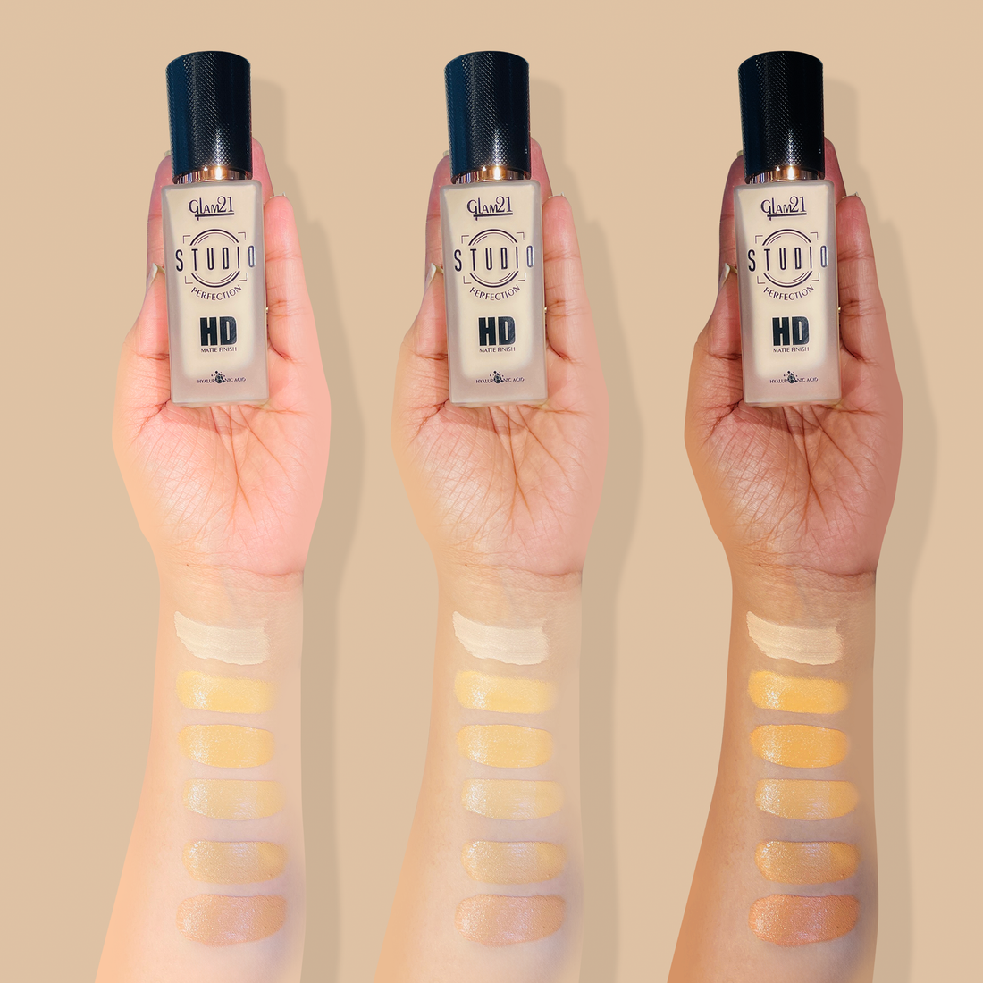 Glam21 Studio Perfection HD Matte Foundation | 02 Beige