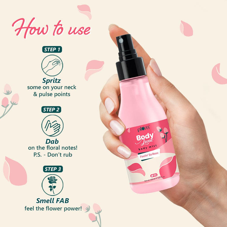 Plum BodyLovin' Feelin' So Rose Body Mist | Aloe-Infused

| 150ml