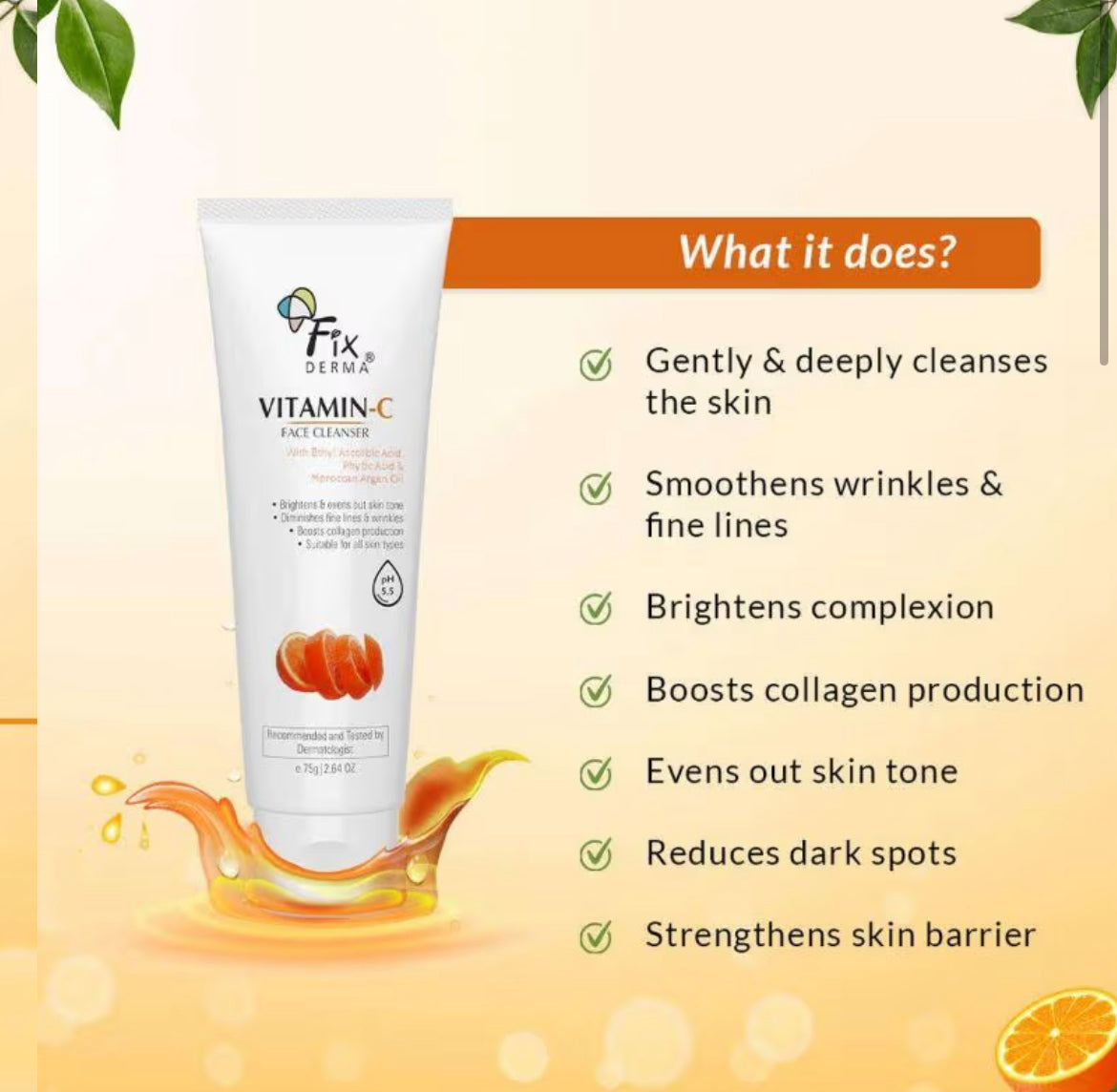 Fixderma Vitamin C Face Wash | 75 g