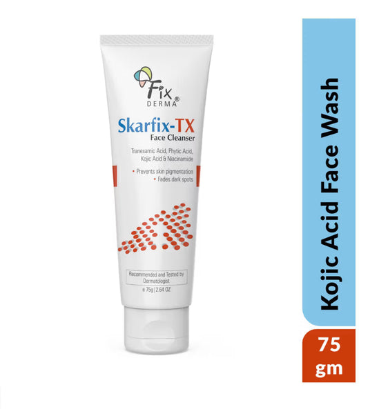 Fixderma Skarfix-TX Face Cleanser With Tranexamic Acid & Kojic Acid Face Cleanser | 75ml