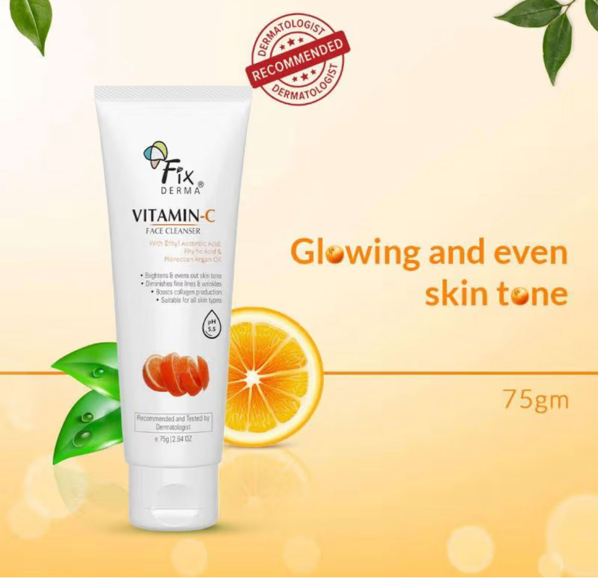 Fixderma Vitamin C Face Wash | 75 g