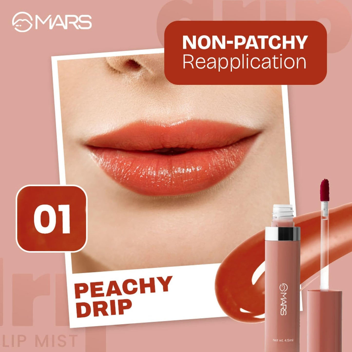 MARS Drip Lip Mist - 01 Peachy Drip