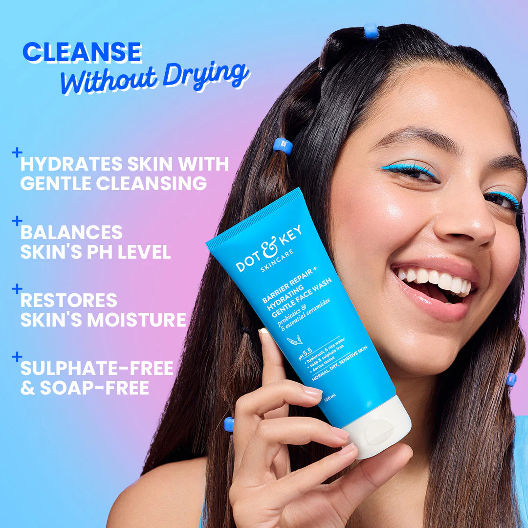 Dot & Key Barrier Repair Gentle Hydrating Face Wash |100ml