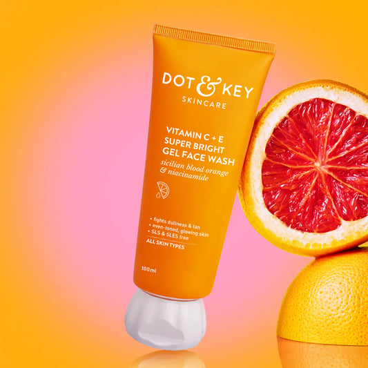 Dot & key Vitamin C + E Gel Face Wash for Glowing Skin | 100ml