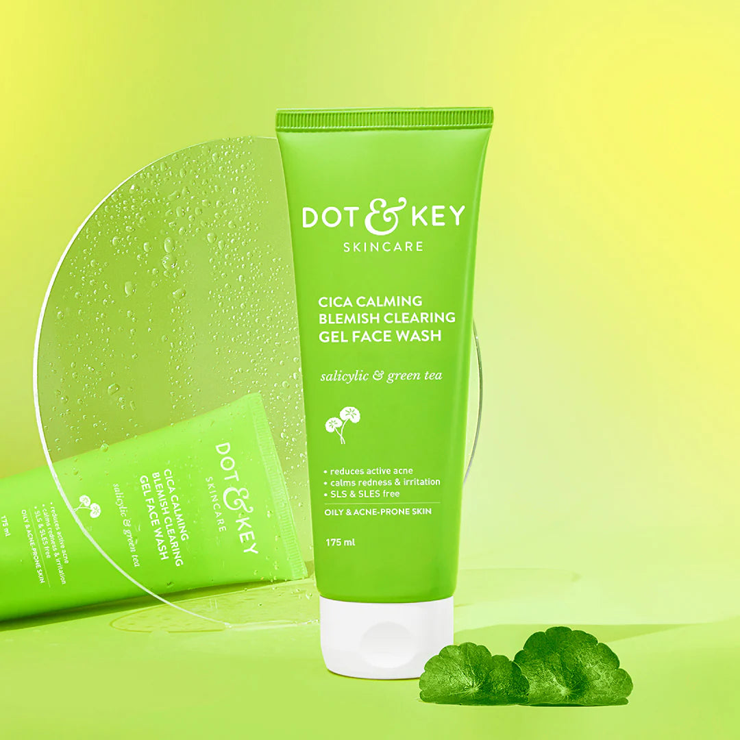 Dot & key Cica + Salicylic Acid Gel Face Wash for Oily Skin | 175ml