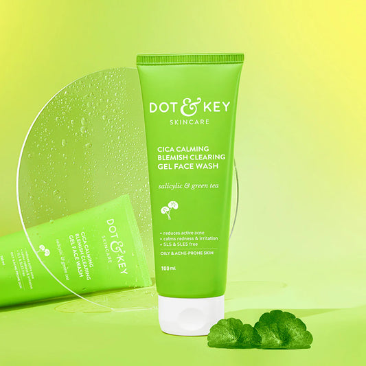 Dot & key Cica + Salicylic Acid Gel Face Wash for Oily Skin | 100ml