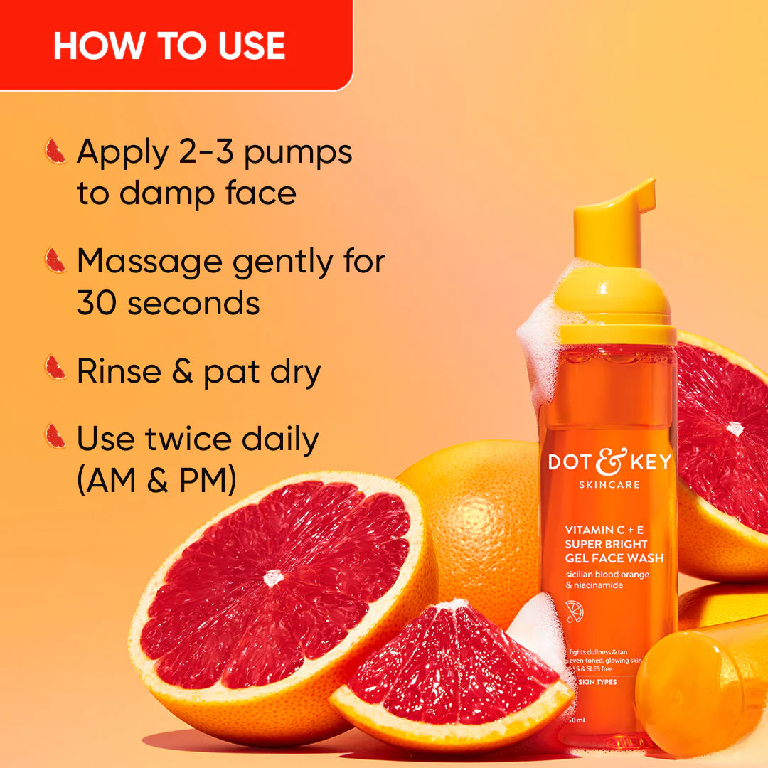 Dot & key Vitamin C Foaming Face Wash | 80ml