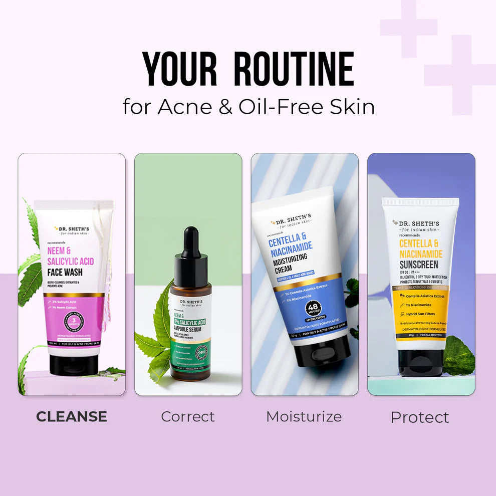 Dr Seth’s Neem & Salicylic Acid Face Wash - 100ml