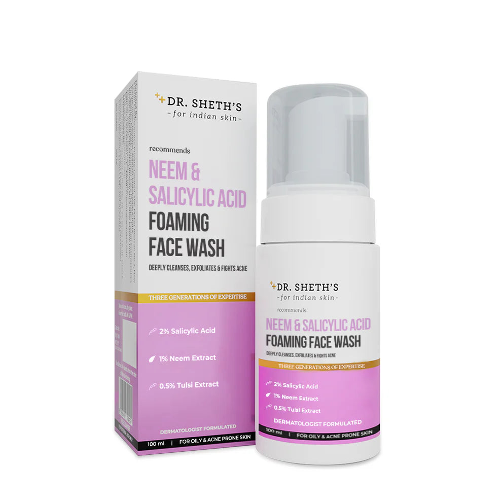 Dr Seth’s Neem & Salicylic Acid Foaming Face Wash - 100ml