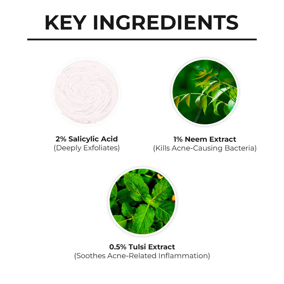 Dr Seth’s Neem & Salicylic Acid Foaming Face Wash - 100ml
