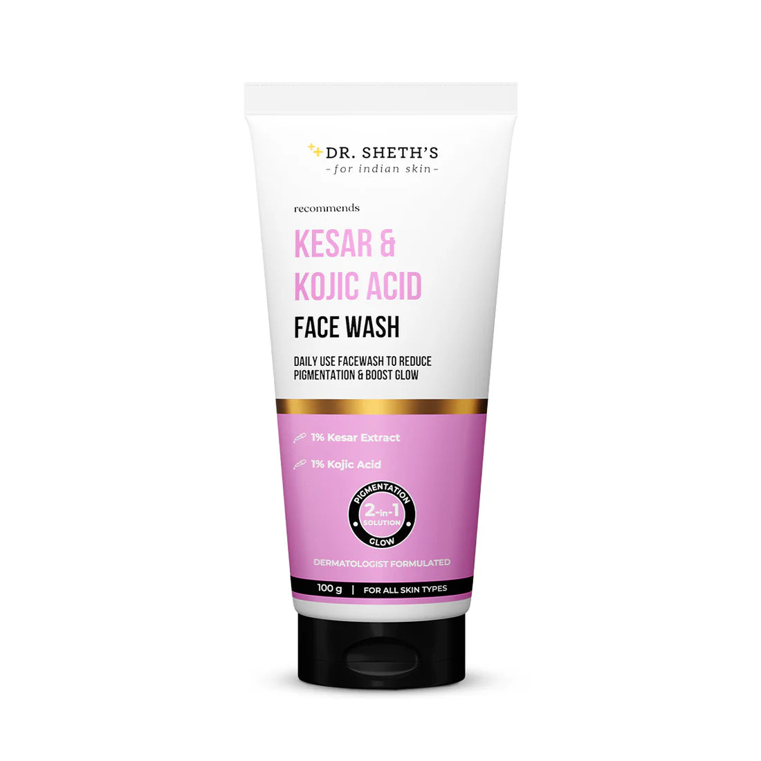 Dr Seth’s Kesar & Kojic Acid Face Wash - 100g