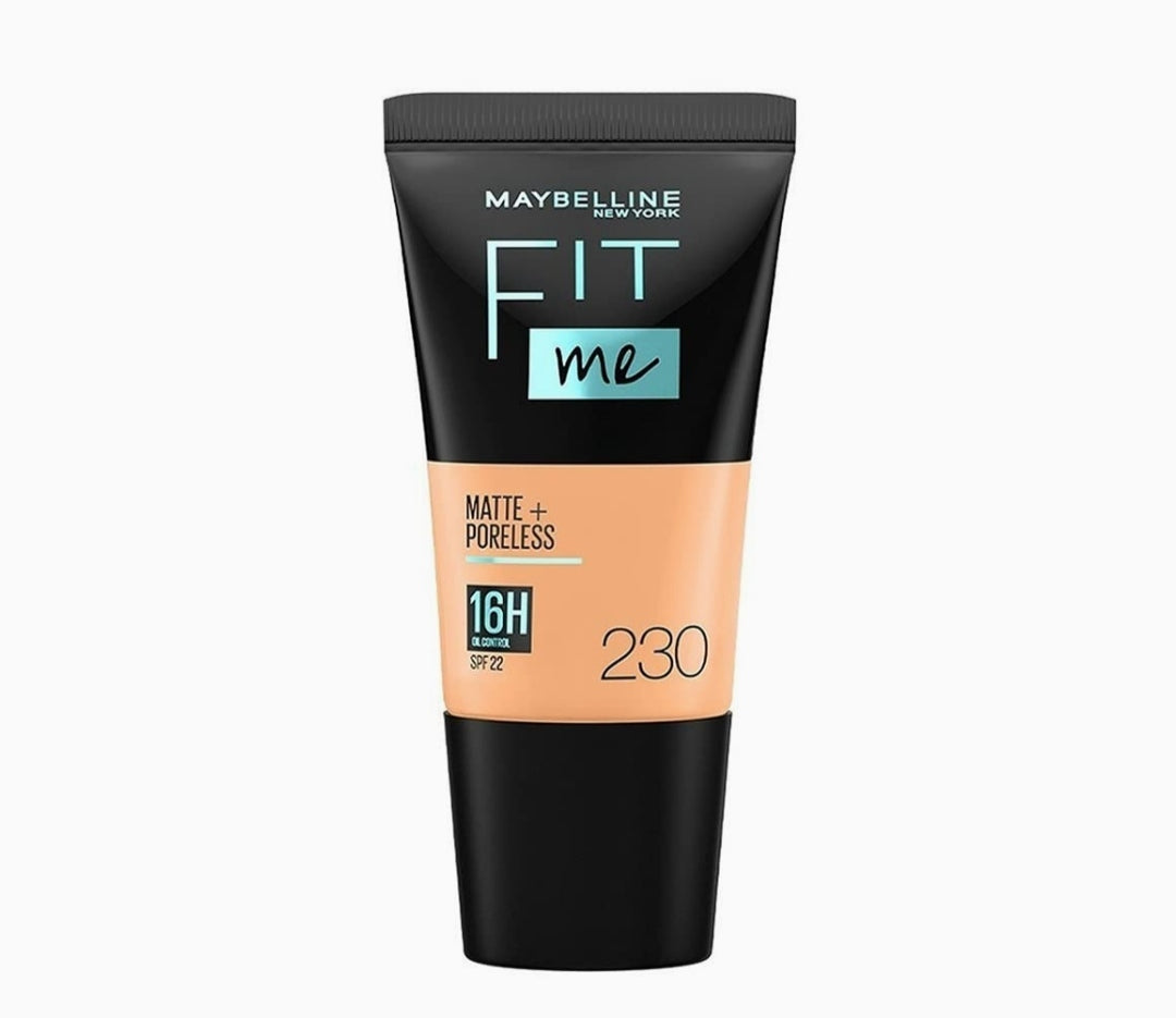 Mayballine New York Fit Me Matte+Poreless Liquid Foundation Tube - 230 Natural Buff