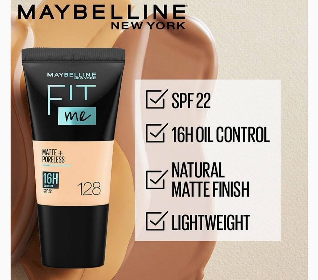 Mayballine New York Fit Me Matte+Poreless Liquid Foundation Tube - 230 Natural Buff