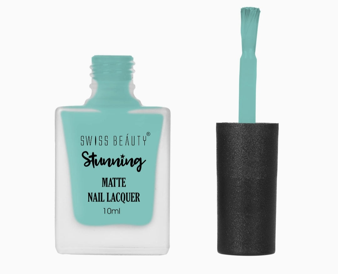 Swiss Beauty Stunning Nail Polish - (68 SO Teal, 10ml)