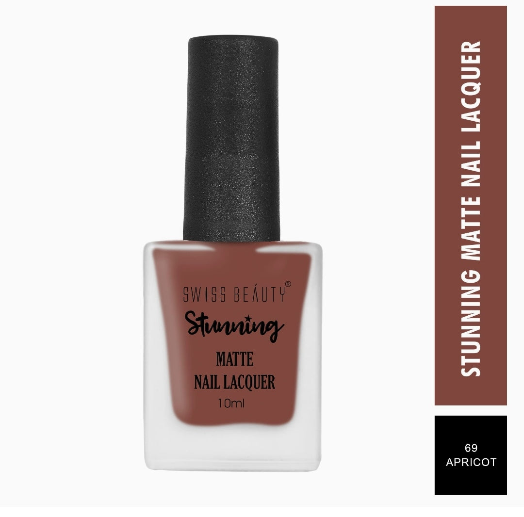 Swiss Beauty Stunning Nail Polish - (69 Apricot, 10ml)