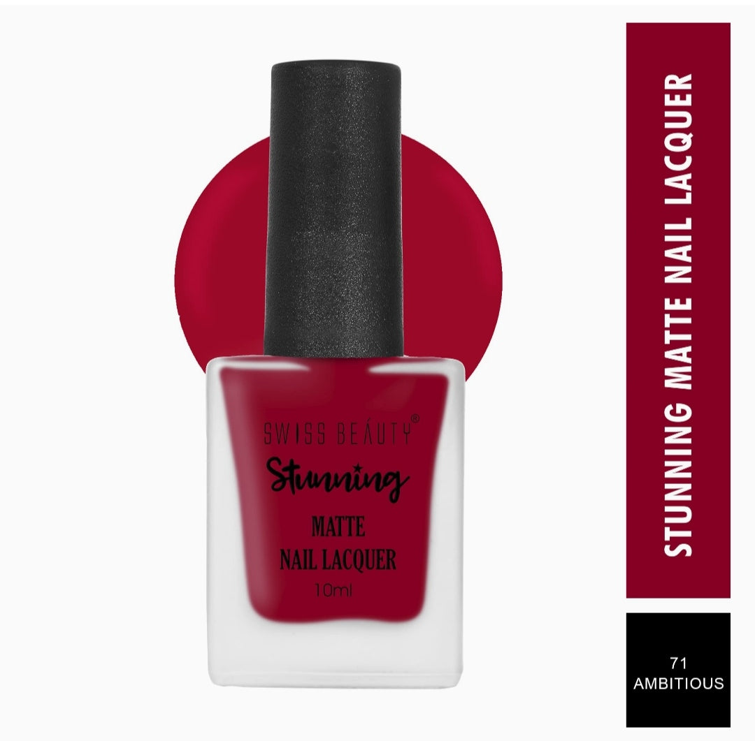 Swiss Beauty Stunning Nail Polish - (71;Abitious, 10ml)
