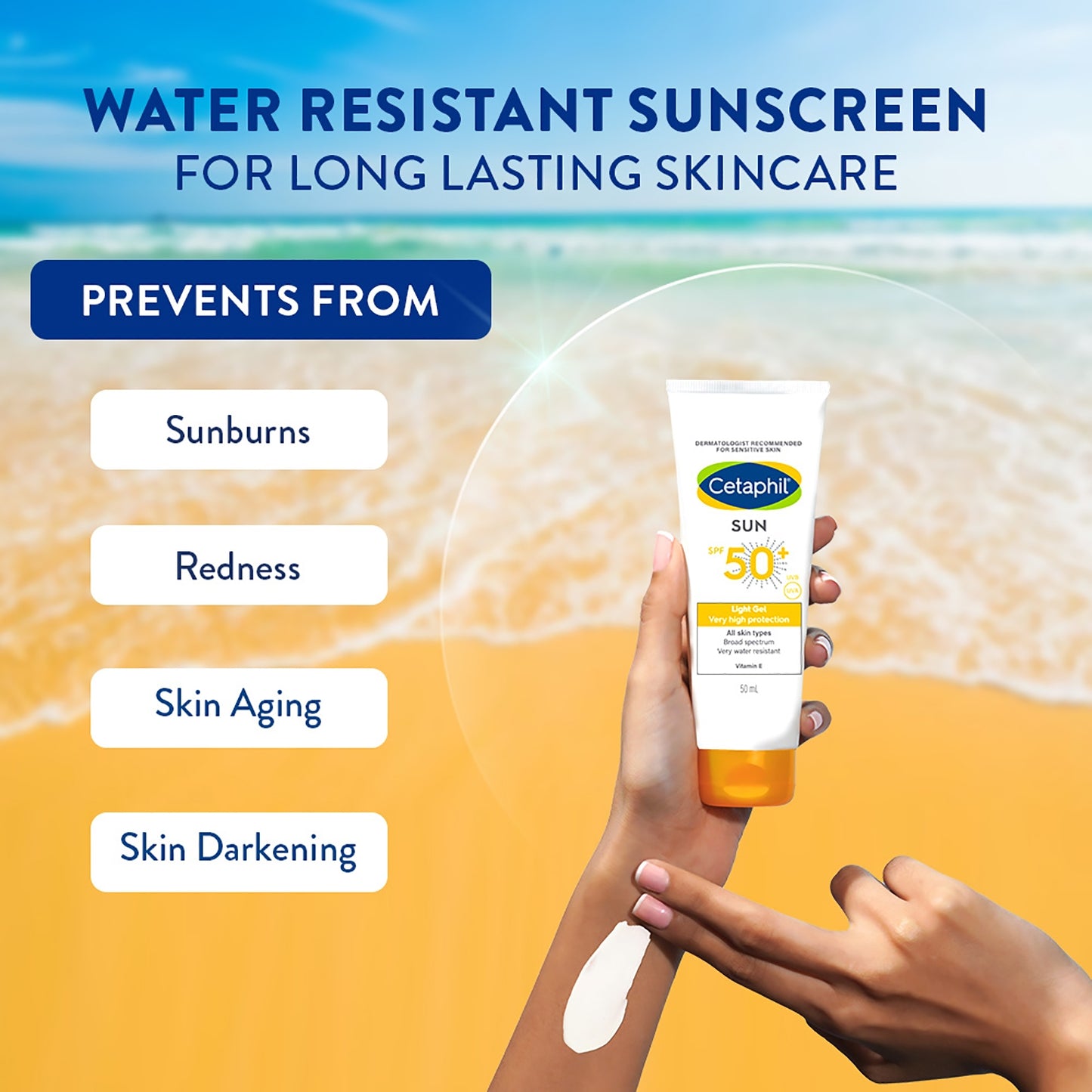 Cetaphil Sun Light Gel SPF50+ (50ml