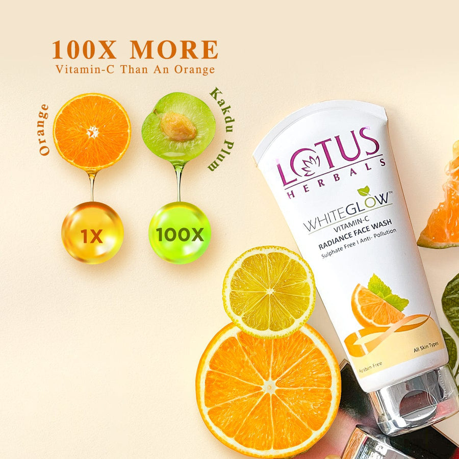 Lotus WhiteGlow Vitamin-C Radiance Facewash | 100gm