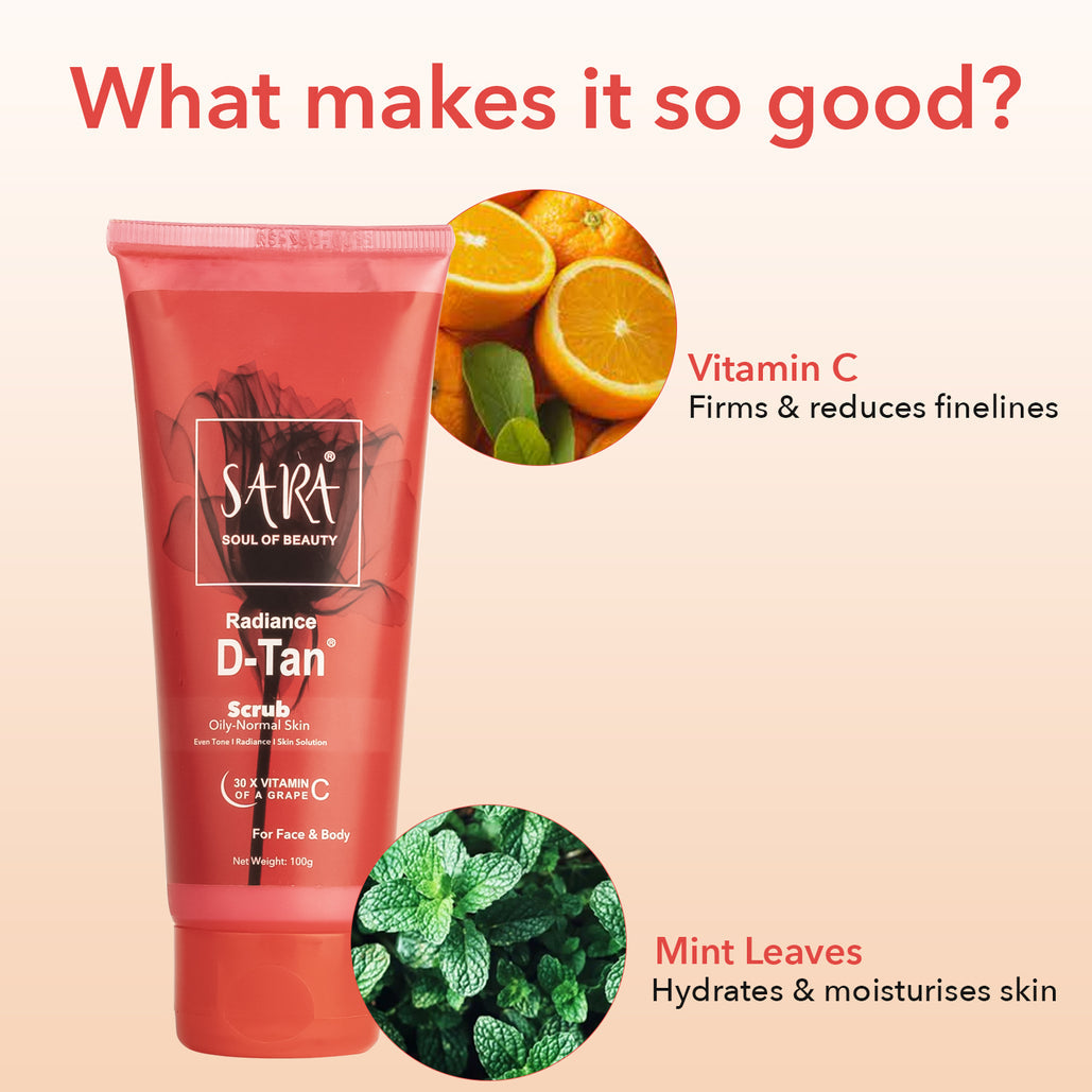 Sara D-Tan Scrub 100G