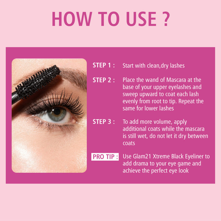 Glam21 Xtreme Black Mascara
