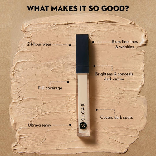 Sugar Magic Wand Waterproof Concealer | 07 Vanilla Latte (Fair, Golden Undertone)