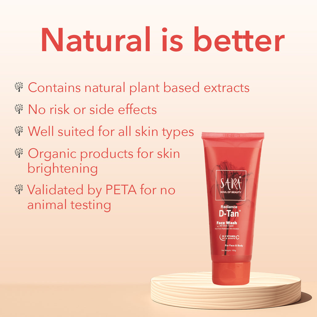 Sara D-Tan Face Wash 100G