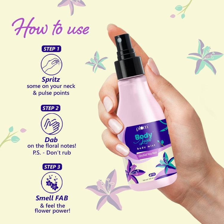Plum BodyLovin' Orchid-You-Not Body Mist | 100% Vegan | 150ml