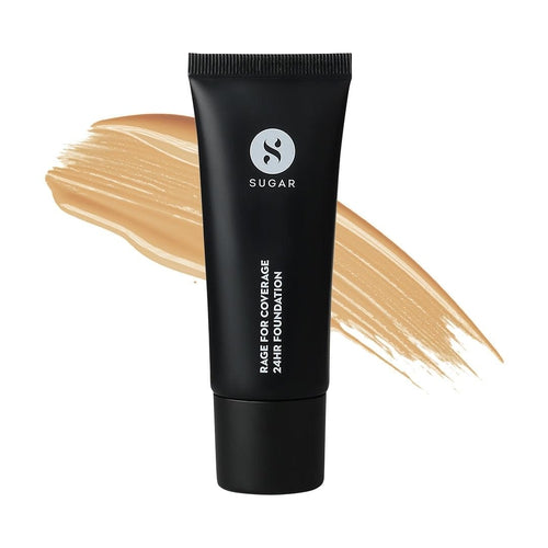 Sugar Rage For Coverage Foundation | 37 Freddo (Medium Beige, Golden Peach Undertone)