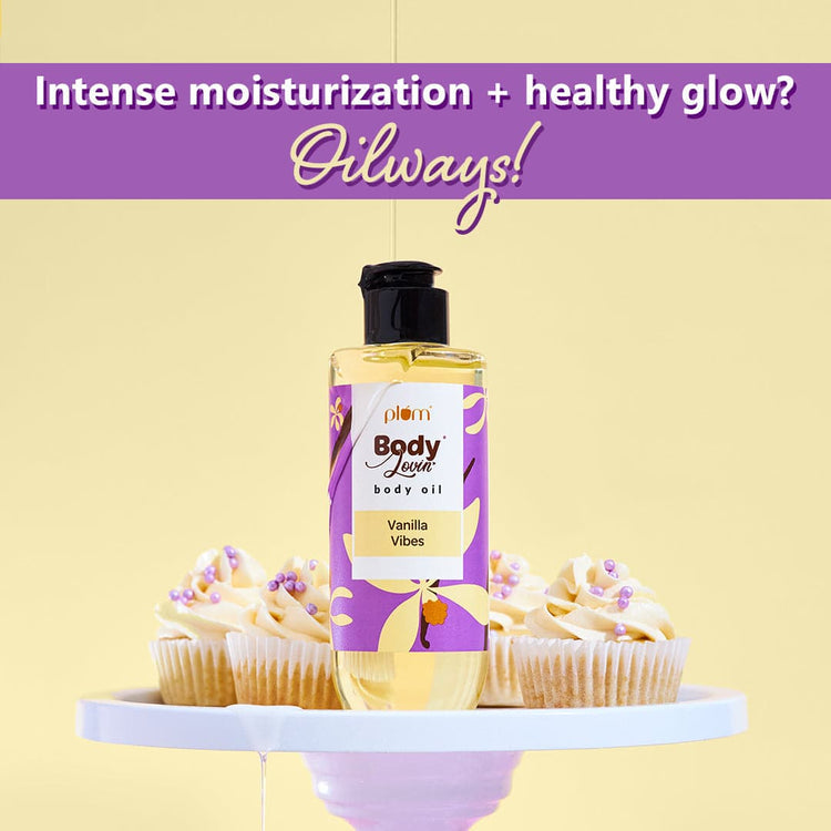 Plum BodyLovin' Vanilla Vibes Body Oil | Normal to Dry Skin | 200ml