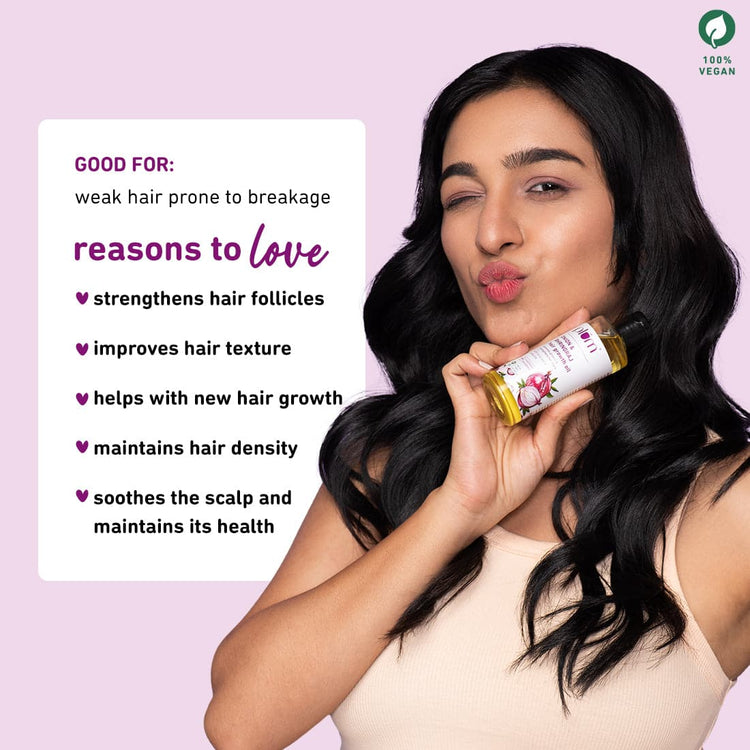 Plum Onion & Bhringraj Hair Growth Oil | With Curry Leaf and Amla Oils | Promotes Growth, Strengthens Hair | For All Hair Types |Silicone-Free | Paraben-Free| 100% Vegan | 100ml