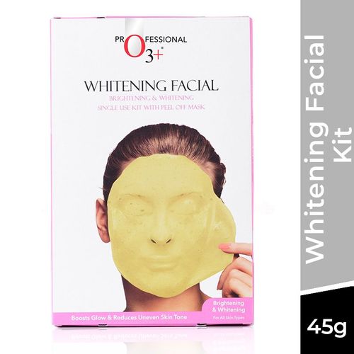 O3+ Whitening Facial Kit With Brightening & Whitening Peel Off Mask
(40gm+5ml)