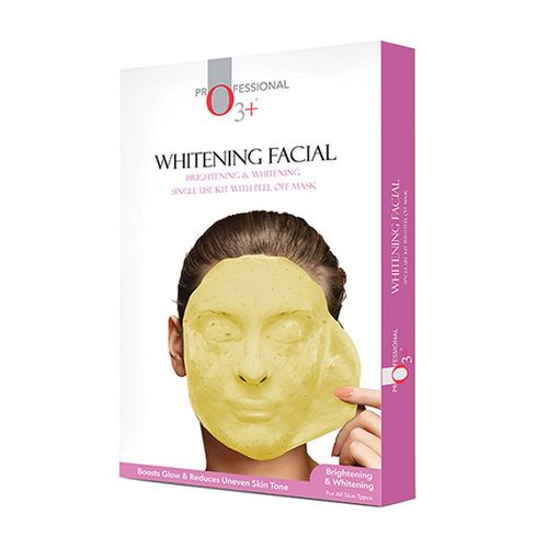 O3+ Whitening Facial Kit With Brightening & Whitening Peel Off Mask
(40gm+5ml)