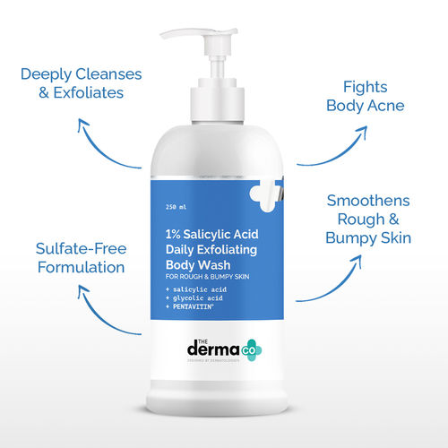 The Derma Co 1% Salicylic Body Wash for Body Acne with Glycolic Acid

(250ml)